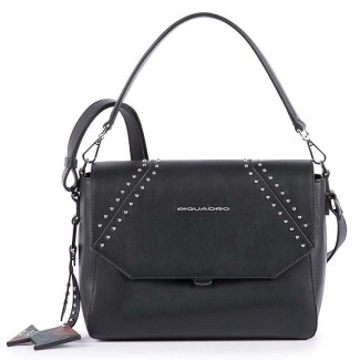 Tracollina donna Piquadro Muse nero rock - BD4632MU/N2