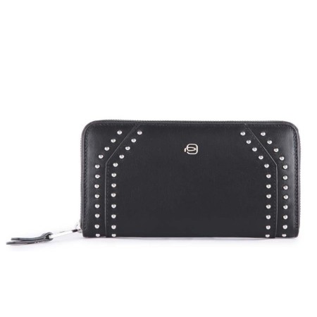 Portafoglio donna Piquadro Muse nero rock - PD1515MUR/N2