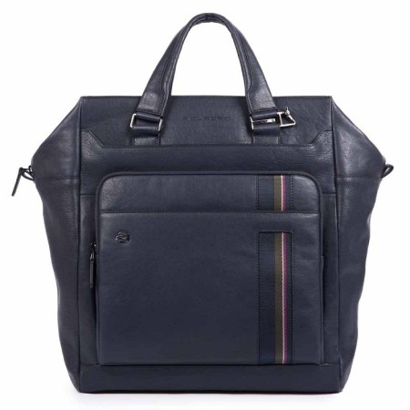 Piquadro B3S vertical bag blue - CA3982B32 / BLU3