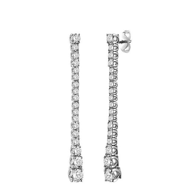 Salvini gold and diamond pendant earrings - 20077323