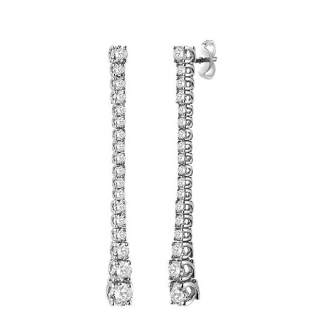 Salvini gold and diamond pendant earrings - 20077323