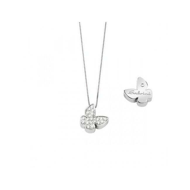 Necklace Salvini Farfalla Signs with diamonds - 20067608