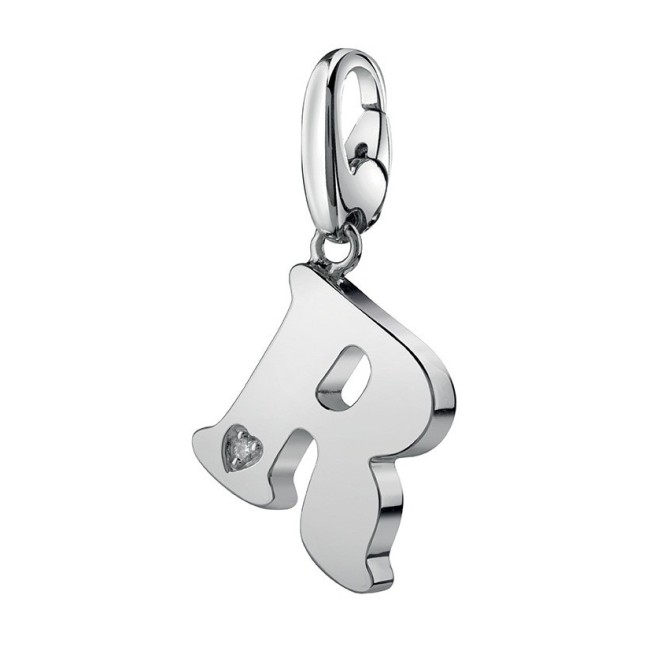 Salvini pendant in silver with R diamond - 20077307
