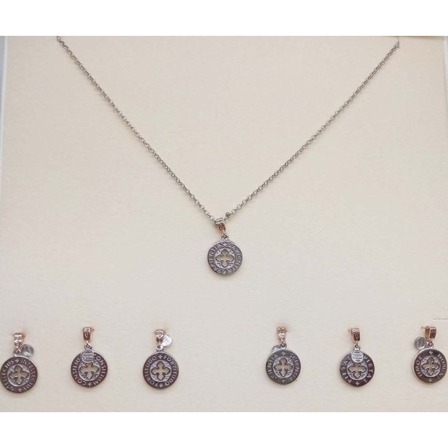 Pendente Tuum SETTEDONI argento ed oro Timor Domini