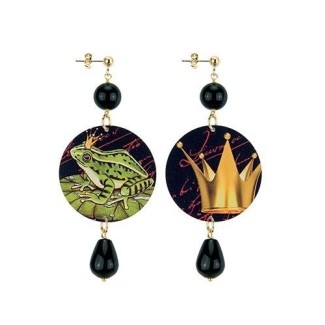 Lebole long earring The Circle frog prince