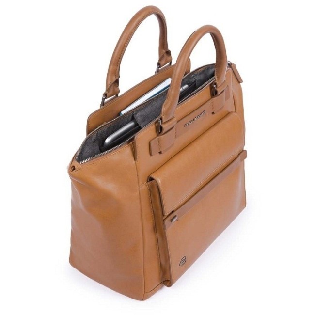 Bag with two handles Piquadro Cube leather - BD4475W88 / CU
