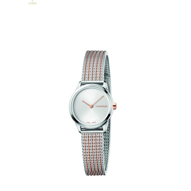 CALVIN KLEIN Watch Minimal Extension Bicolor Silver K3M23B26