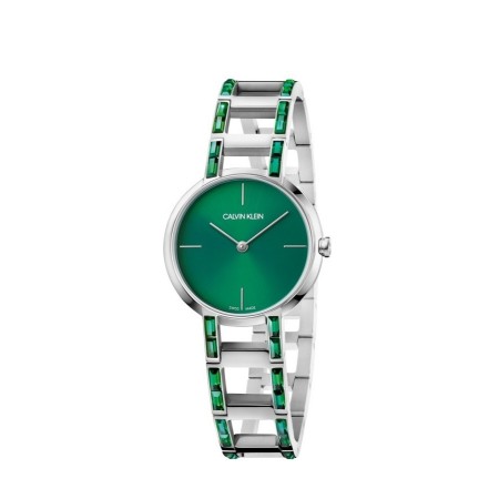 CALVIN KLEIN Cheers watch with colored stones Green - K8NT3XWL