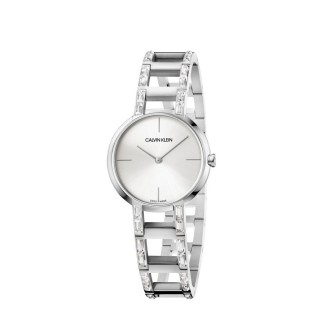 CALVIN KLEIN Cheers watch with colored stones Silver - K8NY3TK6