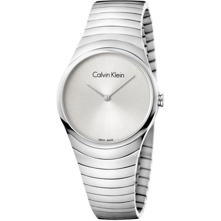 Schauen Sie sich Calvin Klein Whirl-Armband aus Stahl K8A23146 an