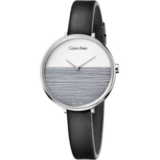 Calvin Klein Rise Uhr - Lederband - K7A231C3