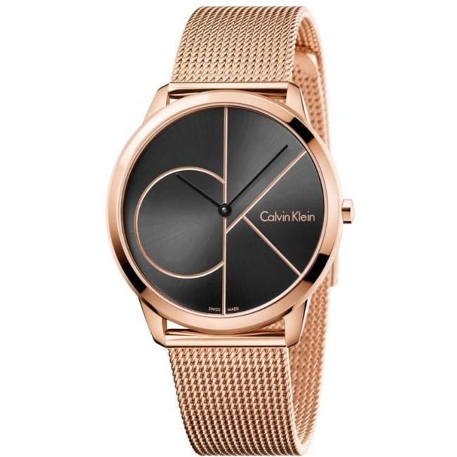Orologio Calvin Klein Minimal Gent- PVD Logo CK - K3M21621