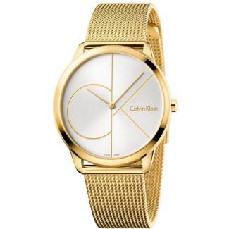 Calvin Klein Minimal Gent watch - PVD Logo CK - K3M21526