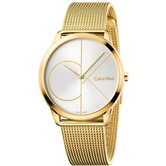 Calvin Klein Minimal Gent Uhr - PVD Logo CK - K3M21526