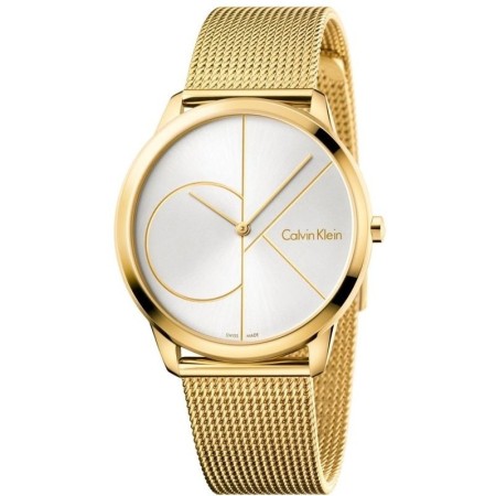 Orologio Calvin Klein Minimal Gent- PVD Logo CK - K3M21526