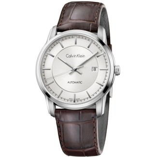 Calvin Klein Infinite watch Automatic leather K5S341G6