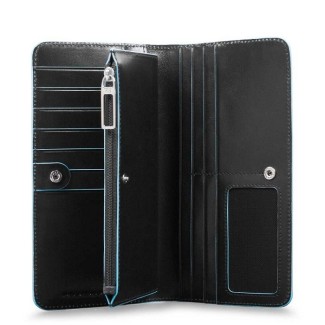 Piquadro women's wallet Blue Square black PD4573B2R / N 2