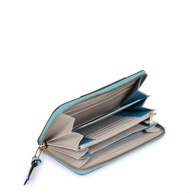 Piquadro Splash women's wallet bluePD1515SPLR / AZSA