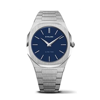 Orologio D1 Milano linea Ultra Thin  ottagonale quadrante Blu