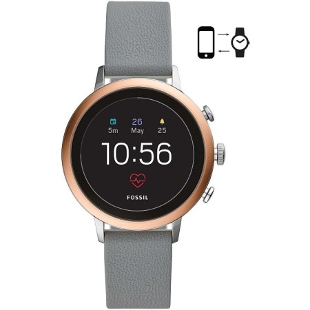 Orologio Fossil Smartwatch Fossil Amoled pelle grigio - FTW6016