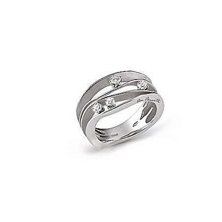 Cammilli Dune Ring aus Weißgold und Diamanten – GAN0778W