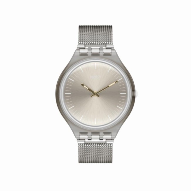 Swatch Skin Skinmesh Shirt Mailand Silber Silber - SVOM100M