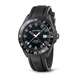 Schauen Sie sich Eberhard Scafofraf GMT The Black Sheep 41040CU an