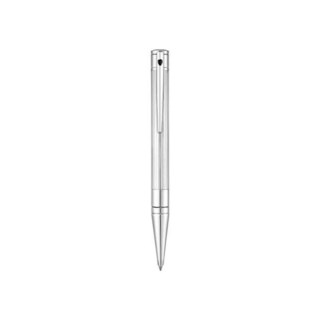 Penna Dupont a sfera D- Initial Black&Goldsmit cromata silver 265201
