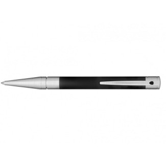 Dupont Kugelschreiber D-Initial Schwarz Matt.und Silber - 265207