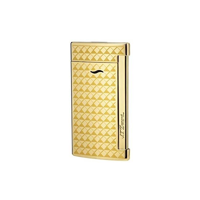 Dupont lighter Slim7 line color Gold yellow gold plated - 027715