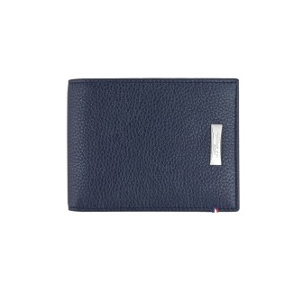 Men's wallet Dupont credit card holder dark blue leather - 180270