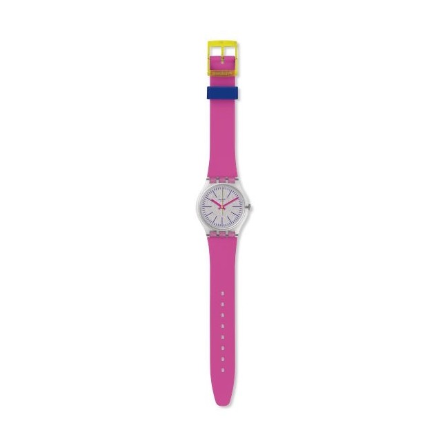 Swatch-Uhr Fluo Rosa Silikon fuchsia summer2018 - GE256