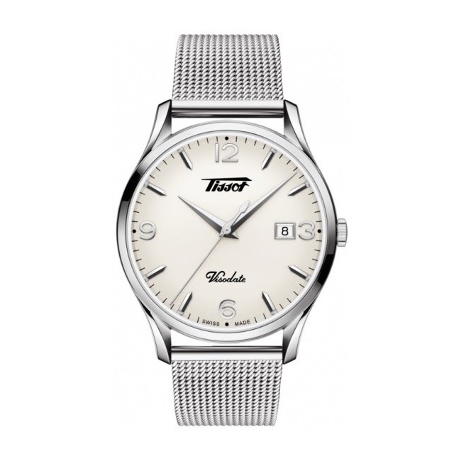 Orologio Tissot Heritage Visodate bianco T1184101127700