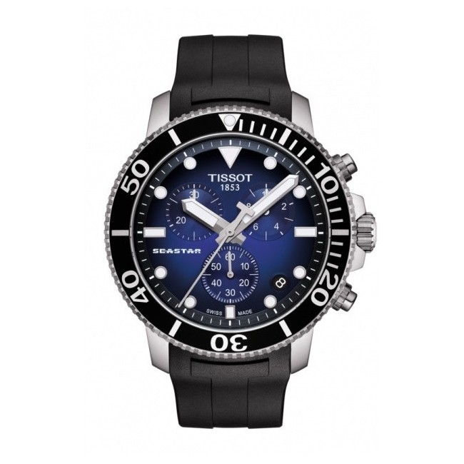 Watch Tissot Seastar Chono Quartz rubber T1204171704100