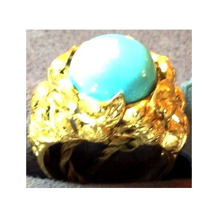 Anello in oro con Turchese - AOT665