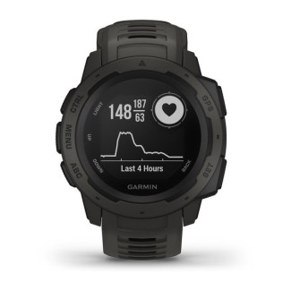 Schauen Sie sich Garmin Instinct Tm Graphite Smartwatch schwarz - 0100206400 