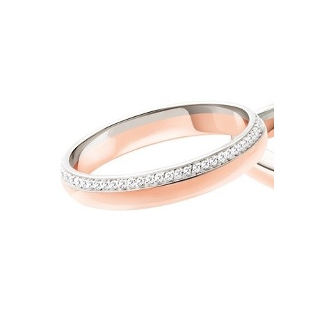 Polello Faith Love-Traum in Roségold, Weiß und Diamanten