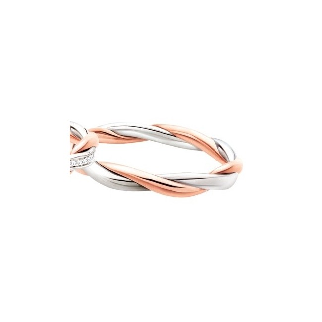 Faith Polello Plot Of Love in rose gold and white gold