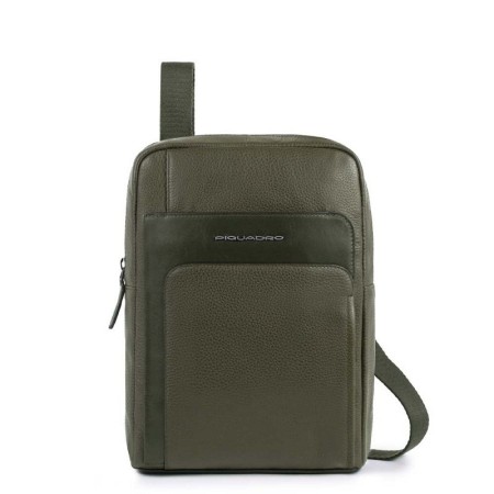 Borsello medio Piquadro Feels verde oliva CA4263S97/VE
