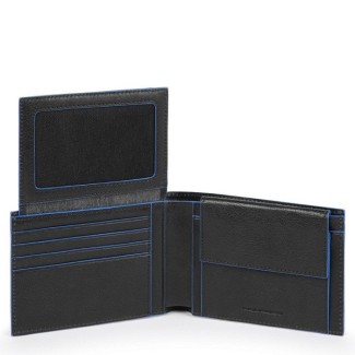 Portafoglio uomo Piquadro Blue Square nero PU1392B2SR/N 2