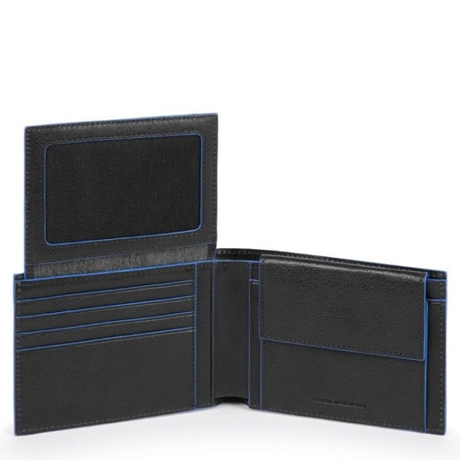Wallet man Piquadro Blue Square black PU1392B2SR / N
