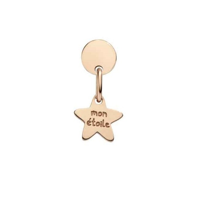 Queriot Mon Etoile earring in rose gold with star