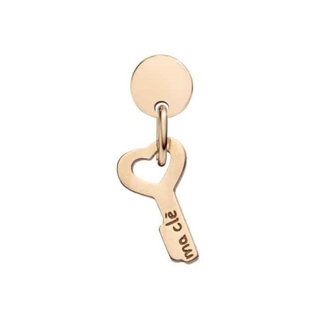 Mikroanhänger Queriot Ma Clé Roségoldschlüssel