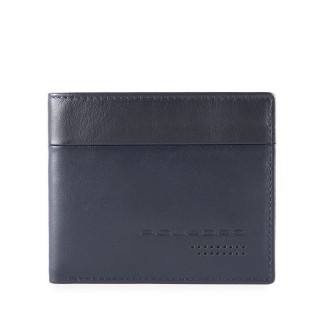 Piquadro Urban men's wallet with blue document holder