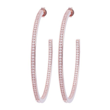 Bronzallure Circle Ohrringe mit Riviera - WSBZ00349