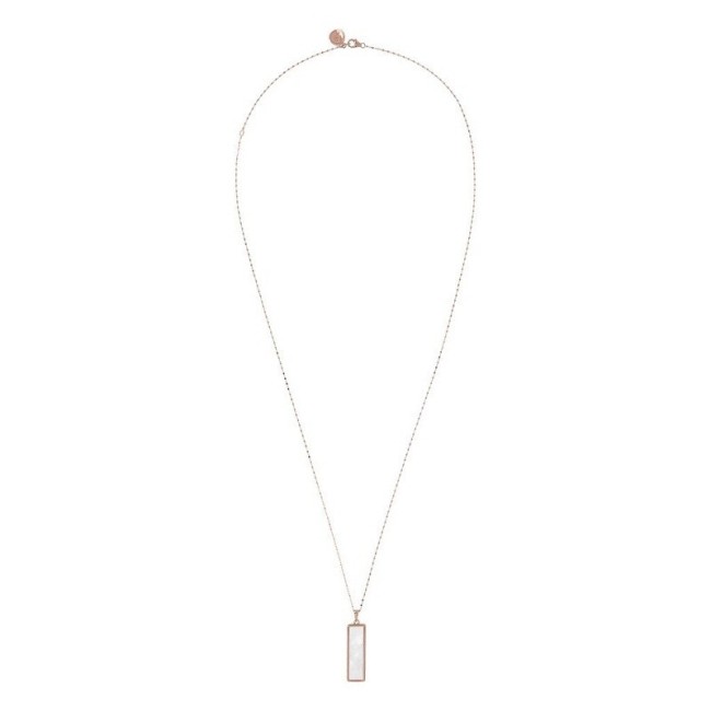 Rectangular Bronzallure Necklace WSBZ01384