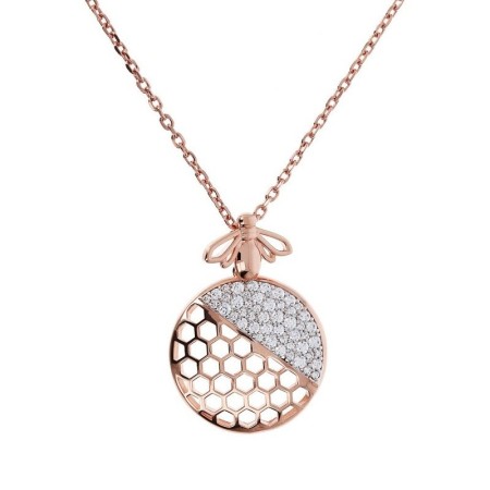 Bronzallure Bee Hive Necklace - WSBZ01414