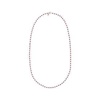 Amorette Red Bronzallure Agate Necklace - WSBZ01254