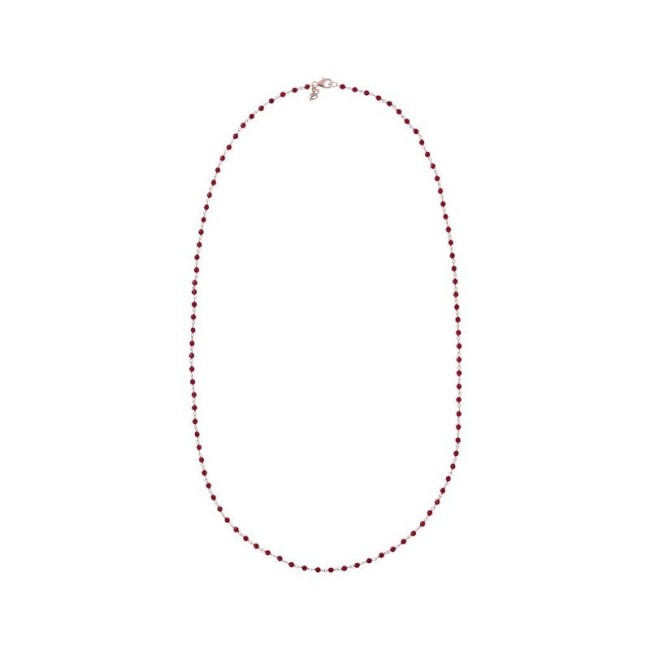 Amorette Red Bronzallure Agate Necklace - WSBZ01254