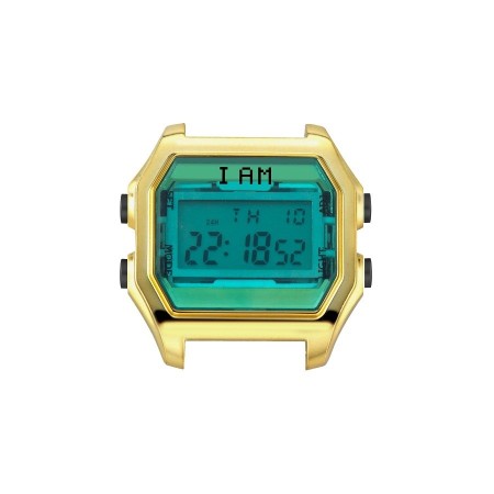 I AM women's green and gold steel IAM006 digital watch